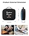 MATEIN Valentines Day Gifts for Couples, Mr and Mrs Gifts, Electronics Organizer Travel Case, 2-Pack Couple Cord Organizer Bag 2-in-1 Cable Storage Bag for Tech Accessories and Makeup