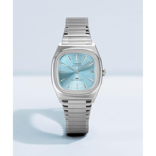 Image of TIMEX Square 34mm Blue Dial Mechanical Automatic Men Watch - TW2Y66700IK