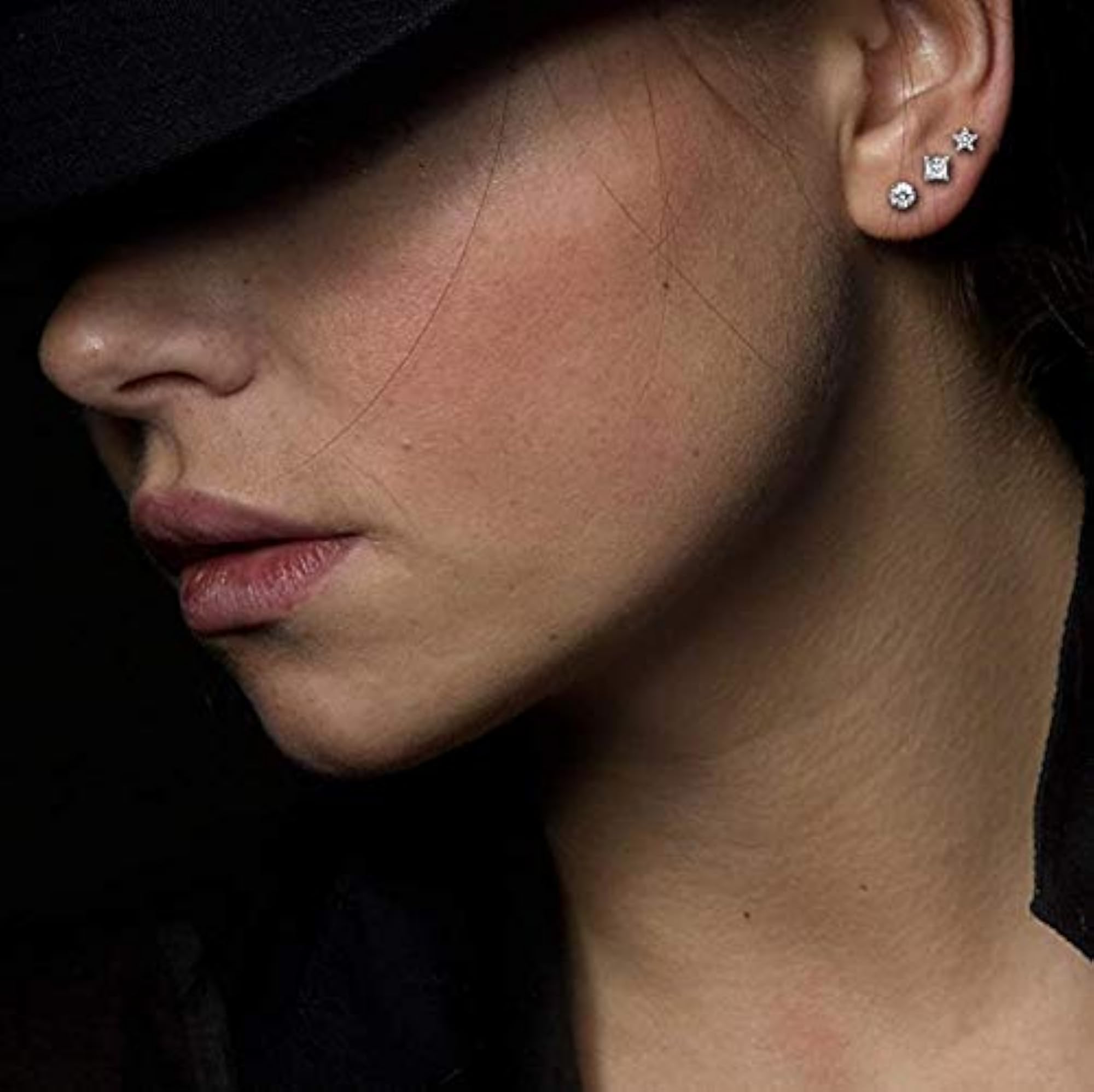 20G L-Shaped Nose Rings - Surgical Steel Hoops & Studs