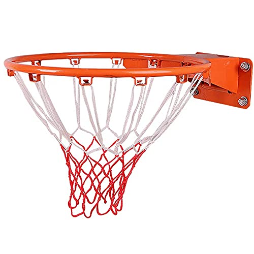 Canasta Baloncesto Aro De Baloncesto Exterior Adulto Pared Material De Acero Macizo Tamaño Estándar Viene Con Tornillos Y Redes A Juego