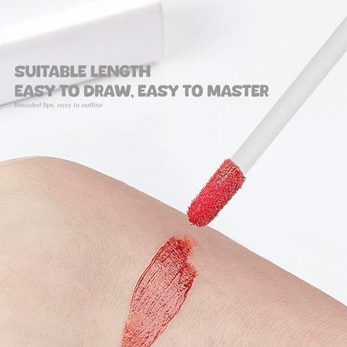 PAITOK Einweg-Lippenpinsel, 200 Stück Lippenapplikator Einweg-Lippenstift Pinsel Applikator Lip Gloss Concealer Pinsel Makeup Werkzeuge für Lippen Augen (Weiß)