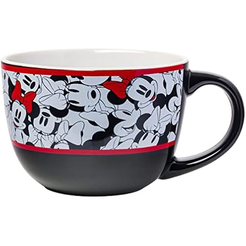 Silver Buffalo Disney's Minnie Mouse Rocks The Dots All Over Faces Suppentasse aus Keramik Cover