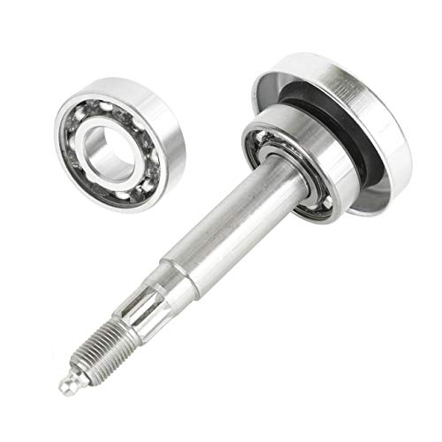 Caltric Spindle Shaft W/Bearings Compatible With Husqvarna 174360 532174360 #TOP2