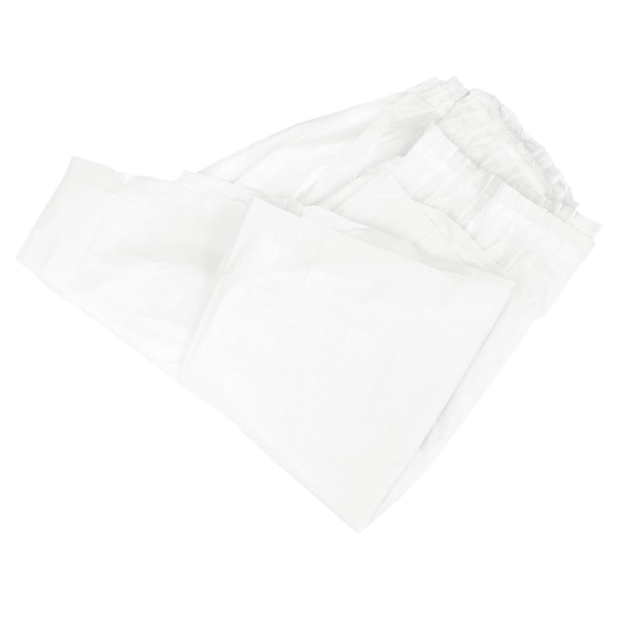 STOBAZA Portable Table Skirt for Parties White Disposable Table Skirt Elegant Design for Home Decorations