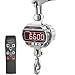 VEVOR Hanging Scale, Crane Scale Industrial Heavy Duty with Remote Control, Cast Aluminum Case & LED Screen, 6600 lbs/3000 kg, Digital Crane Scale High Precision for Construction, Factory, Farm