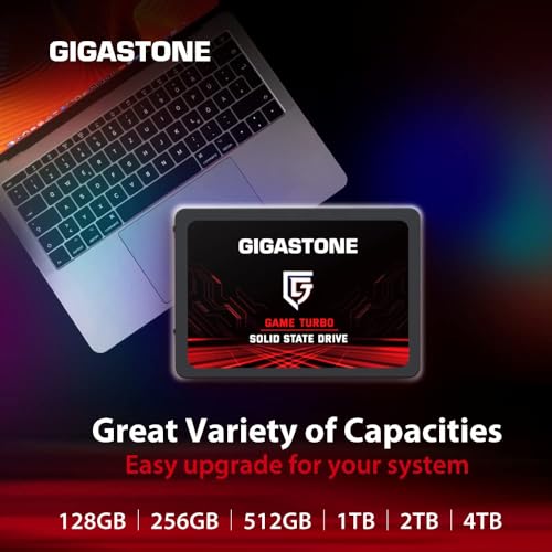 Gigastone SATA SSD 512GB (2-Pack) 2.5 inch SSD 550MB/s upgrade Laptop PC Memory and Storage PS4 HDD Replacement 2.5" Internal Solid State Hard Drives SATA III SLC Cache 3D NAND Game Turbo Performance - Image 8