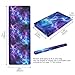 ALAZA Blue Purple Lightning Electricity Cross Lightning Yoga Mat Non Slip Fitness Exercise Mat, Workout Mat for Yoga, Pilates and Floor Exercises