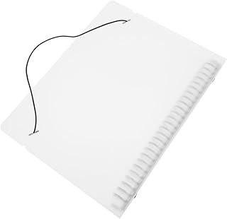 NAMOARLY Capa De Folhas Soltas Bloco De Notas Transparente A5 Fichário Fichário B5 Fichário Recarregável Protetor De Fichário De Folhas Soltas Protetor De Papel De Carregamento Pp Manual