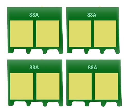 Image of CANOFF CC388A Toner Cartridge Reset Chip for HP Laserjet P1007 P1008 M1136 M126NW 88A Black CC388A (88A Toner Cartridge Reset Chip, Pack of 4)