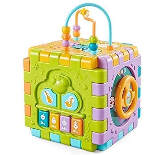 Pulsbery Activity Cube Multipurpose Play Centre for Toddlers Skill Improvement Educational Game Toys, Colourful and Attractive Musical Baby Activity Cube Toy (B0CZS62B4D) Amazon Price History, Amazon Price Tracker