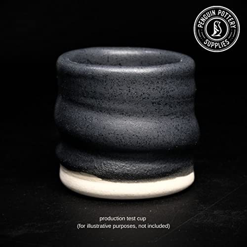 Penguin Pottery - Matte Series - Matte Black - Mid Fire Glaze, High Fire Glaze, Cone 5-6 for Mid Fire Clay, High Fire Clay - Ceramic Glaze Pottery (1 Pint | 16 oz | 473 ml) by Penguin Pottery - Image 2