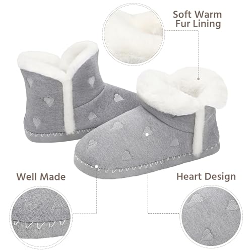 Women Warm Slippers Memory Foam House Shoes2