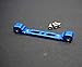 Aluminum Front Upper Arms Rear Bulk Mount for ARRMA Kraton Typhon Senton Talion - Blue