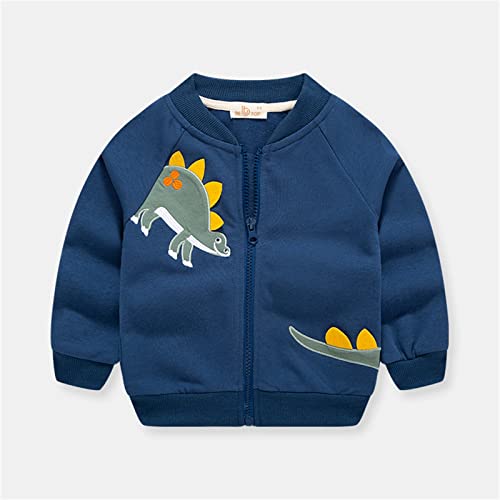 Toddler Boys Jacket Kids Toddler Baby Boys Autumn Winter Print Cotton Dinosaur Long Sleeve Coat Jacket Sweatshirt3