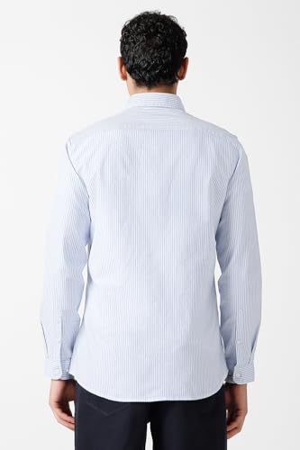 Image of Van Heusen Men's Casual Shirt for Men | Cotton | Stripe | Slim Fit | Full Sleeves |