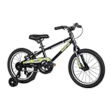 Eclypse Titan Kids Bike with Training Wheels 16 Inch Children's Bicycle for Age 3-7 Years Boys Girls Unisex Bikes - Pedal Bicycles with Training Wheels (Black) - 16' Pedal Bike,Black