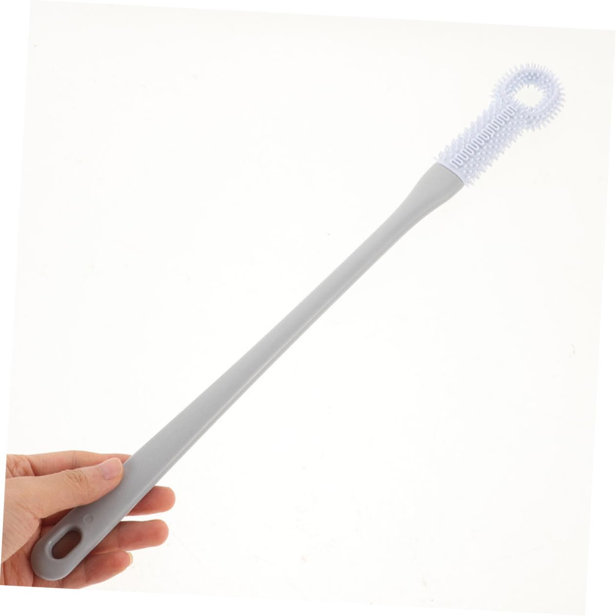 3piezas Cepillo De Limpieza Para Pies Con Mango Cepillo Exfoliante Para Duchar Para Mayores y Con Movilidad Reducida Color Azul