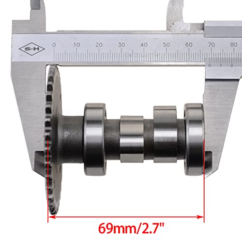 WOOSTAR Arbres à Cames Remplacement pour GY6 50cc 60cc 80cc 100cc 139QMB 139QMA Moteur ATV 4 Roues Quad Scooter Cyclomoteur - Image 3