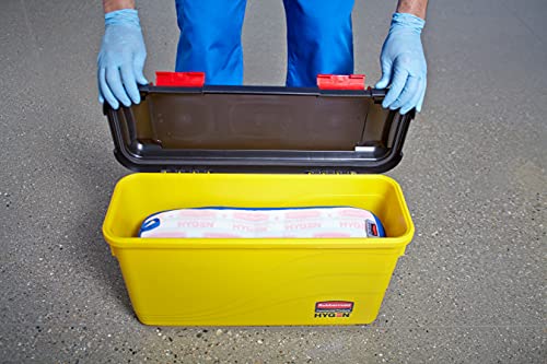 Rubbermaid Commercial Products FGQ95088YEL, HYGEN Charging Bucket for Microfiber Mops - Yellow