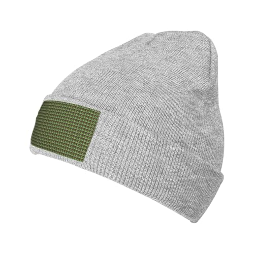 Tamiger Gorro de invierno con estampado de ranas de árbol de ojos rojos, suave, elástico, cálido, accesorio para la cabeza, gorro acogedor para viajes diarios, gris, Talla única