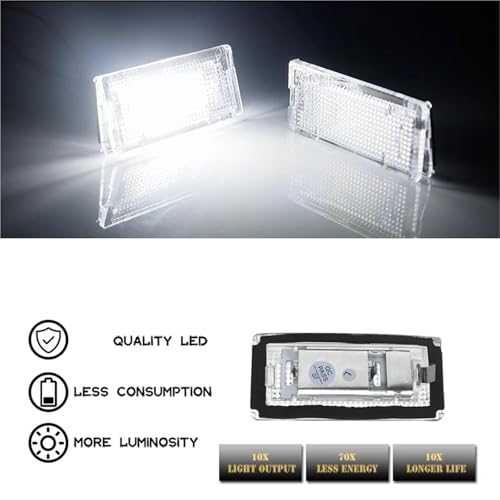 Éclairage plaque immatriculation LED blanc froid BMW E46 1998-2005