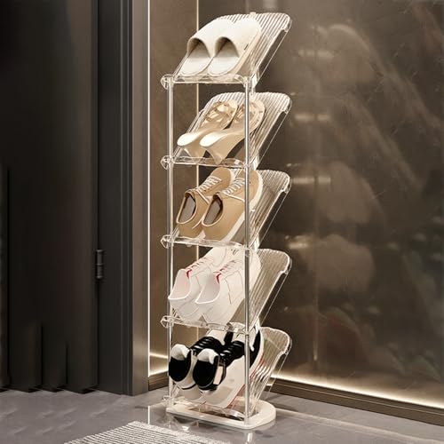 Rangement à plusieurs niveaux pour talons et baskets : étagère à chaussures gain de place