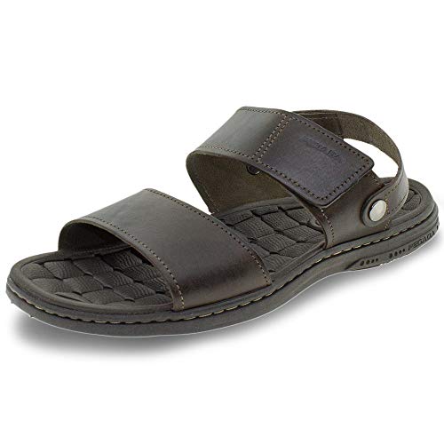 Sandália ou Chinelo Pegada Couro 131286 2 em 1