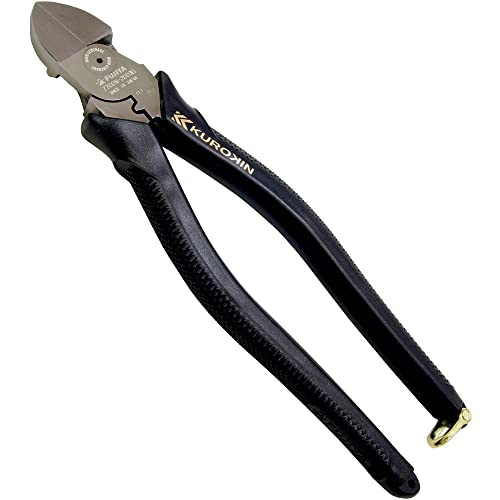 FUJIYA Tools, 7700N-200BG, High Leverage Diagonal Cutting Nippers, Black & Gold color-, 8 Inch FUJIYA Tools, 7700N-200BG, High Leverage Diagonal Cutting Nippers, Black & Gold color-, 8 Inch