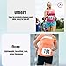 10 Pairs Magnetic Race Bib Clips, Marathon Essentials Race Number Buckle Running Bib Magnets Pins Holder for Runners Field Triathlon Cycling Competition (Navy Blue & Lake Blue)
