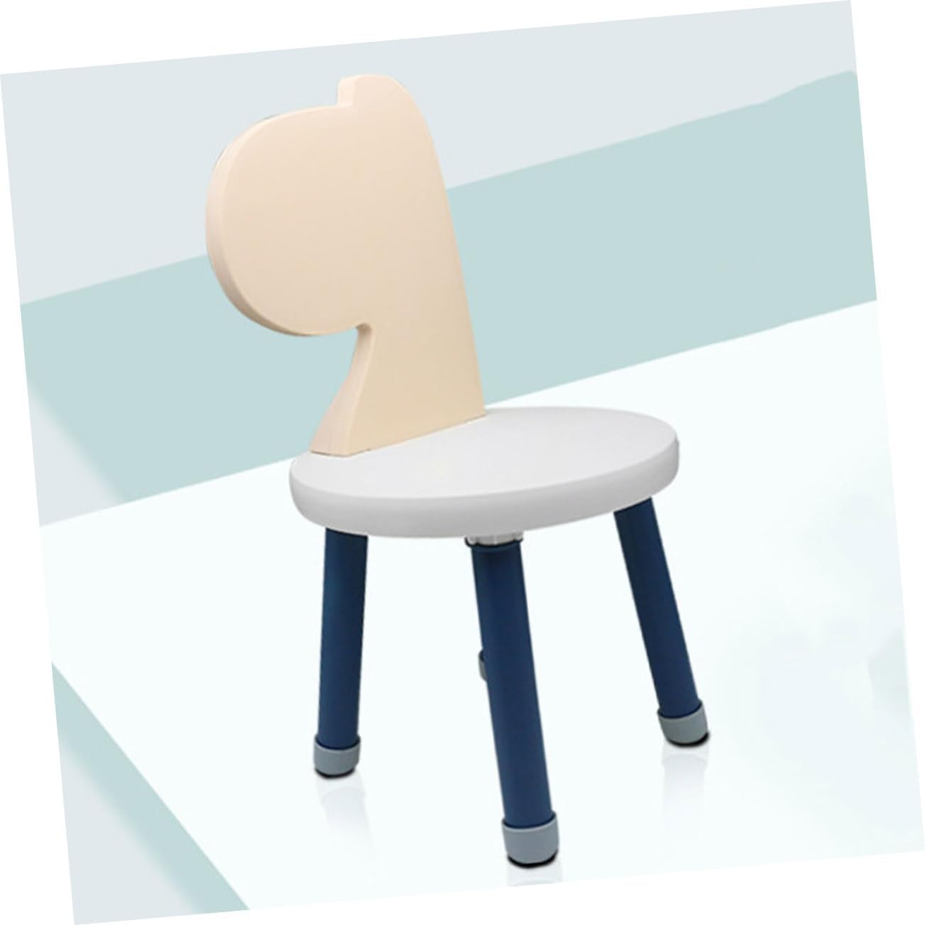 Versatile Boy Girl Dining Chair with Backrest Thickened Plastic Anti-Slip Stool for Boy Girl for Home and Kindergarten Use Comfortable and Safe Design Pastel Pink