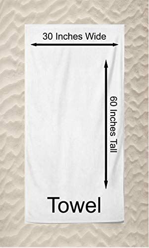Summer Collection Beach Towel, Personalized Beach Towel Kids, Kids And Adults Beach Towel, Gifts, Custom Beach Towel, Terry Cloth & Polyester Beach Towel 60X30 Inch (Blue/Teal Zig Zag Vertical) #TOP1