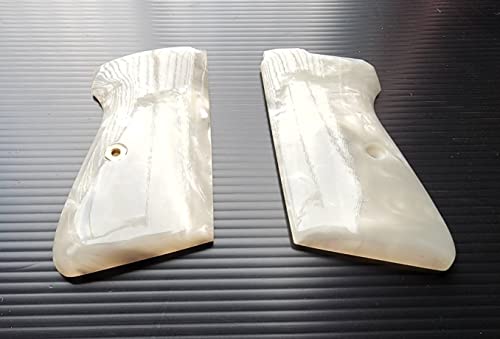 Bmpl White Resin Grips Compatible With Walther Ppk/S, Pp, New Ppk/S .22 Cal. Pistol #TOP1