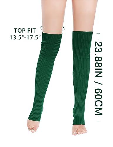 Image of v28 Women's Neon Knit Leg Warmer for 80s Party Dance Sports Yoga
