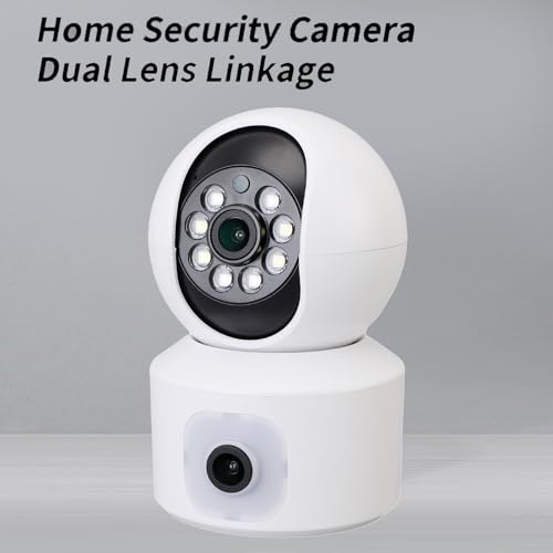 Caméra surveillance extérieure et intérieure double objectif rotative 355 - 7