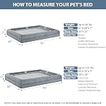 WNPETHOME XL Extra Large Dog Bed, Washable Dog Couch with Removable Waterproof Cover, Orthopedic Large Pet Sofa Bed with Bolster Sides for Sleeping - Image 3