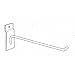 6 inch Hook for Slatwall White 100 Ct