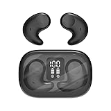 Piluyaa Sleep Earbuds Bluetooth in Ear Light-Weight Headphones, Mini Invisible Earplugs Small Design for Side Sleepers, 58H Playtime with Charging Case, Clear Calls& Noise Block-Black