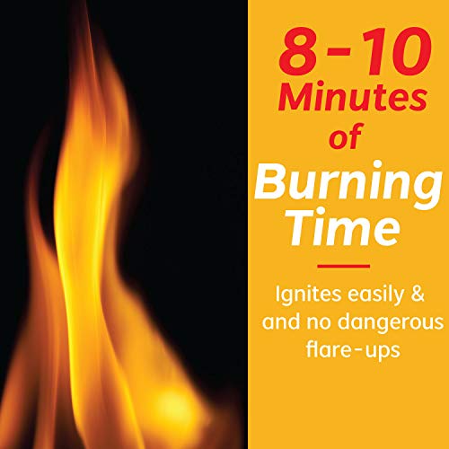 Bangerz Sunz Fire Starter Squares 144, Larger and Safer Fire Starters for Fireplace, Wood Stove & Grill, Camp Fire Pit Charcoal Starters 50B, USA Made - Thumbnail 3