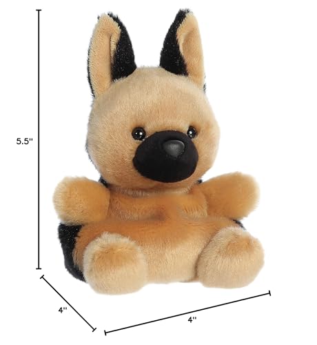 Aurora(r) Adorable Palm Pals(tm) Hans German Shepherd(tm) Stuffed Animal - Pocket-Sized Play - Collectable Fun - Brown 5 Inches - Image 5
