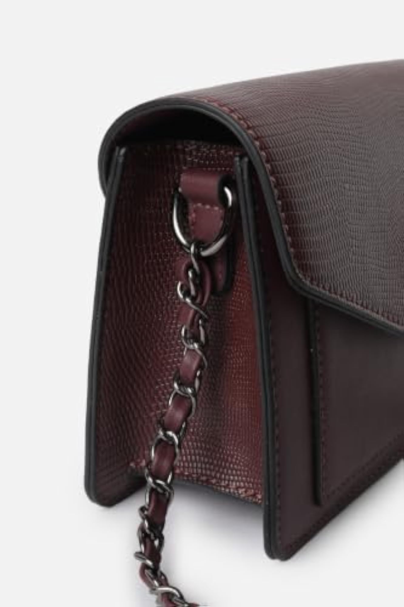 Women's Brown Textured Casual Sling Bag