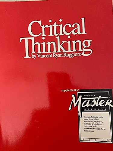 Critical Thinking Supplement to Becoming a Mast... 0942456084 Book Cover