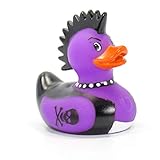 Punk (mini) Rubber Duck Bath Toy by Bud Duck | Elegant Gift Packaging 'Go your own way!' | Child Safe | Collectable