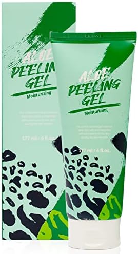 AWAKIIN Aloe Vera Peeling Gel for Face - Face Peel Facial Cleanser | Korean Skin Care Dark Spot Remover Exfoliating Face Cleanser | Korean Beauty Face Exfoliator Blackhead Remover Facial Peel (6fl oz)
