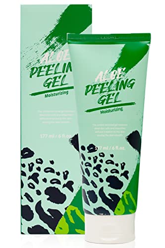 Awakiin Aloe Vera Peeling Gel For Face - Face Peel Facial Cleanser | Korean Skin Care Dark Spot Remover Exfoliating Face Cleanser | Korean Beauty Face Exfoliator Blackhead Remover Facial Peel (6Fl Oz) #TOP27