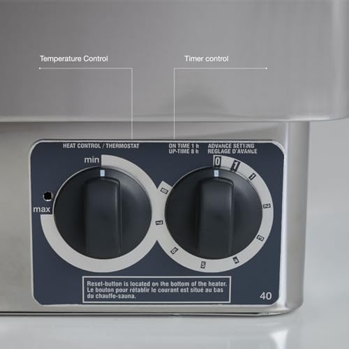 Image of Harvia KIP Wall Mount Electric Sauna, 220V-240V, 4.5kW, Dial Controls