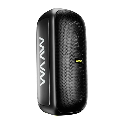 WAAW by ALOK Caixa de Som INFINITE 100 Bluetooth, Tipo Torre, Até 14h de Autonomia, 4 Alto-Falantes, TWS, 100W RMS glide