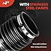 A-Premium 2PCS Engine Air Intake Hose Tube W/Clamps [fits DOHC, 6Cyl 4.0L] Compatible with Nissan Frontier 2005-2019, Pathfinder 2005-2012, Xterra 2005-2015, Pickup 4-Door, Replace# 16576EA200
