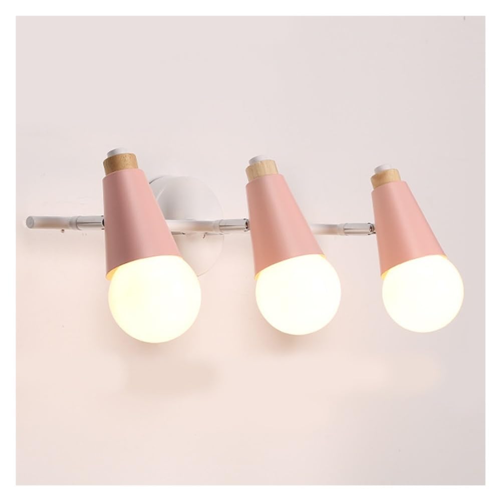 HXYSXHJUO Modern Lamp Shade Wall Lamps & Sconces Nordic 3-Light Study Mount Lighting Light Fixtures E26/E27 Base for Bedroom Living Room Corridor Home Decor