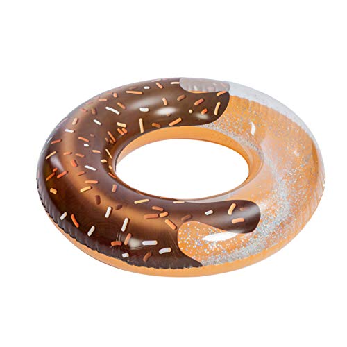 JOYIN 32.5 ''/82,5cm Flotador de Piscina con Purpurina (Juego de 3), Juguetes Divertidos para Fiestas en la Piscina y decoración de Fiestas con Donuts