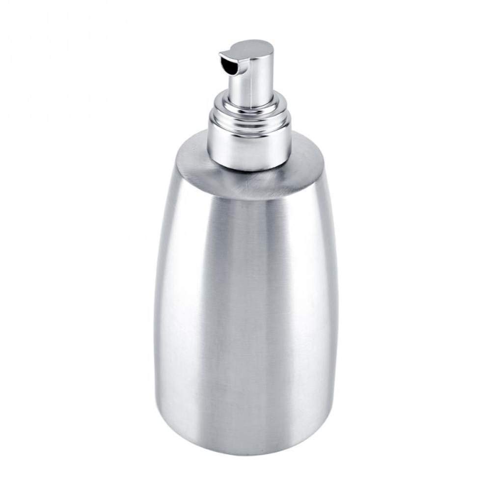 400 ML en Acier Inoxydable Mousse Savon Lotion Distributeur, Liquide Pompe Bouteille Salle de Bains Pompe en Mousse Bouteille shampooing Lotion Distributeur conteneur